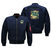 Thumbnail for VINTAGE G4209 - The Island Hop Survey - Bomber Jacket design on blue