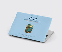 Thumbnail for Bangor International Airport (BGR) design on light blue MacBook case