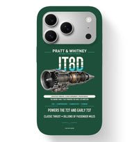 Thumbnail for JT8D Case design on dark green iphone case