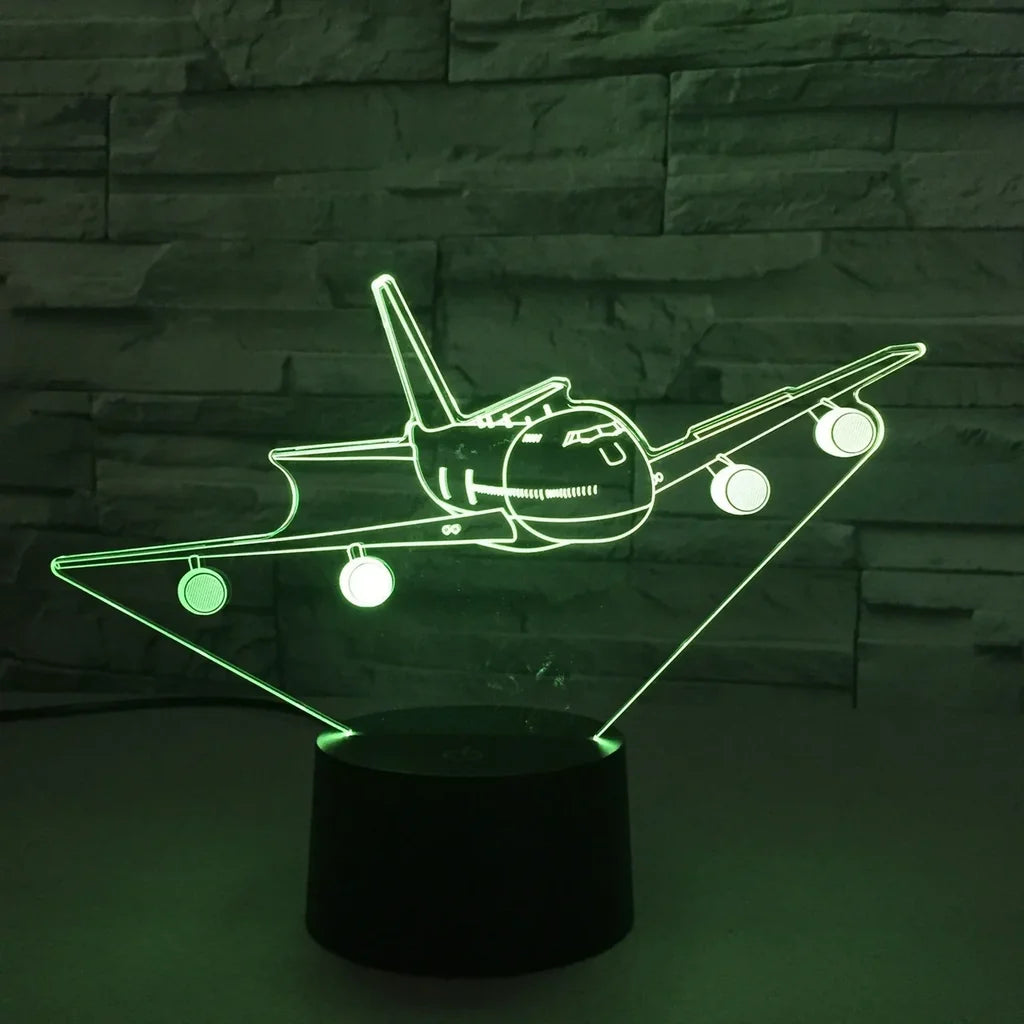 Customisable Boeing 747 3D Lamp - view 5