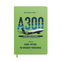 Thumbnail for Airbus A300-600R design on light green notebook