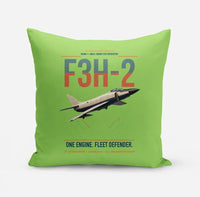 Thumbnail for F3H-2 Demon design on light green pillow
