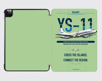 Thumbnail for NAMC YS-11A design on light green ipad tablet case