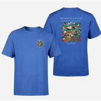 Thumbnail for VINTAGE G4279 - The Spice Island Scent - Double-Side T-Shirt design on blue double side t shirt