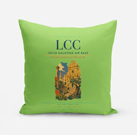 Thumbnail for Lecce Galatina Air Base (LCC) design on light green pillow