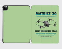 Thumbnail for DJI Matrice 30 design on light green ipad tablet case