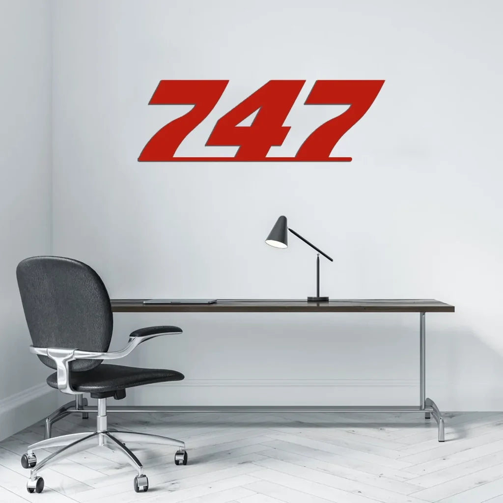 Customisable Boeing 747 Metal Sign - view 4