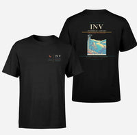 Thumbnail for Inverness Airport (INV) design printed on black double-side t-shirt