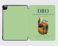 Thumbnail for Durango–La Plata County Airport (DRO) design on light green ipad tablet case