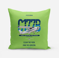 Thumbnail for Cessna 177B Cardinal design on light green pillow