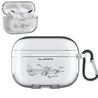 Thumbnail for How Planes Fly AirPods Pro transparent case - With Buckle