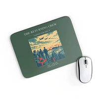 Thumbnail for VINTAGE G4519 - The Returning Crew - Designed Mouse Pads design on darkgreen rectangle