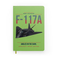 Thumbnail for F-117A Nighthawk design on light green notebook