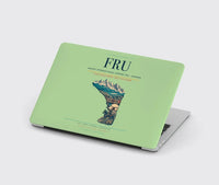 Thumbnail for Manas International Airport (FRU) design on light green MacBook case