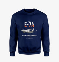 Thumbnail for E-7A Wedgetail design on navy blue sweatshirt
