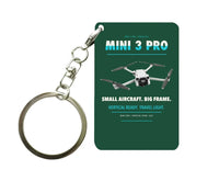 Thumbnail for DJI Mini 3 Pro Key Chain design on dark green key chain
