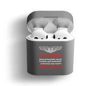 Thumbnail for Flying One Ball AirPods plastic case - Dark Gray