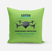 Thumbnail for ACSL SOTEN design on light green pillow