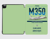 Thumbnail for Piper M350 design on light green ipad tablet case