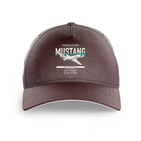Thumbnail for Cessna Citation Mustang design on brown printed hat