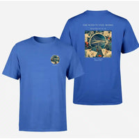 Thumbnail for VINTAGE G4174 - The Wind Tunnel Model - Double-Side T-Shirt design on blue double side t shirt