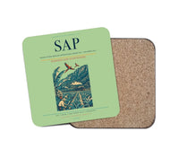 Thumbnail for Ramón Villeda Morales International Airport (SAP) design on light green 1 piece coaster