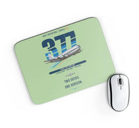 Thumbnail for Boeing 377 Stratocruiser design on light green rectangle mouse pad