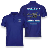 Thumbnail for Skydio X10 design on blue polo