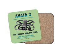 Thumbnail for DJI Avata 2 design on light green 1 piece coaster
