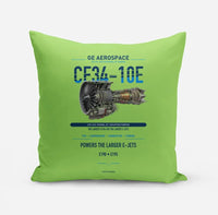 Thumbnail for CF34-10E design on light green pillow