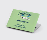 Thumbnail for Cessna Citation Longitude design on light green MacBook case