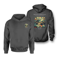 Thumbnail for VINTAGE G4141 - The Weather Wall - Double-Side Hoodie design on darkgray double side