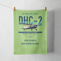 Thumbnail for DHC-2 Beaver Mk I design on light green towel