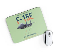Thumbnail for F-15E Strike Eagle Deep Strike Any Weather design on light green rectangle mouse pad