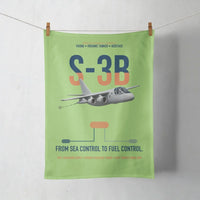 Thumbnail for S-3B Viking design on light green towel