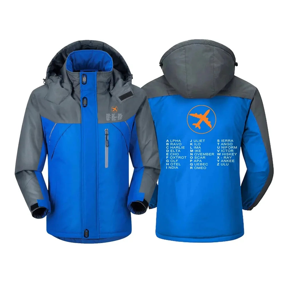 Customisable Aviation Alphabet Winter Jacket - view 4