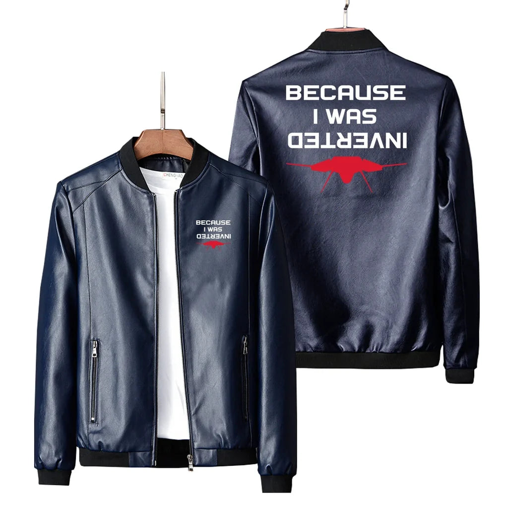 Because I was Inverted Leather Jacket - view 4