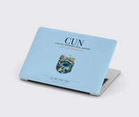 Thumbnail for Cancún International Airport (CUN) design on light blue MacBook case