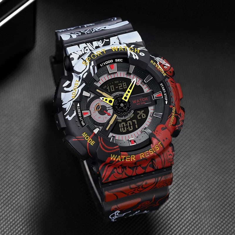 Super Colorful High Quality S-Shock Watch - view 4