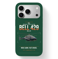 Thumbnail for Bell 429 design on dark green magsafe iphone case, for iPhone 17 Pro