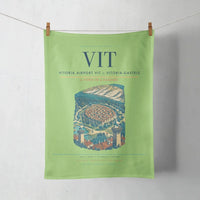 Thumbnail for Vitoria Airport (VIT) design on light green towel