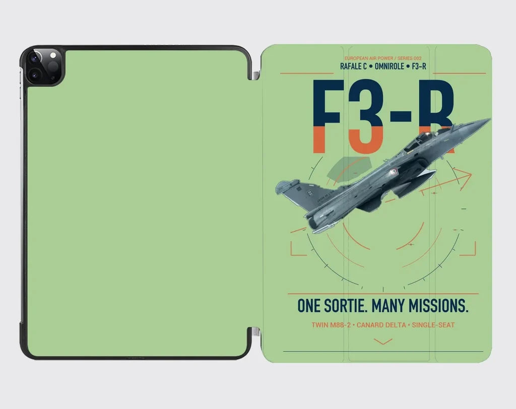Dassault Rafale C — F3-R standard design on light green ipad tablet case