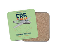 Thumbnail for de Havilland Vampire FB5 design on light green 1 piece coaster