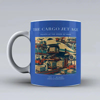 Thumbnail for VINTAGE G4125 - The Cargo Jet Age - Ceramic Mug design on blue