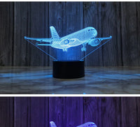 Thumbnail for Customisable Super Realistic & Detailed Airplane 3D Lamp - view 5