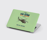 Thumbnail for Sikorsky UH-60M Black Hawk design on light green MacBook case