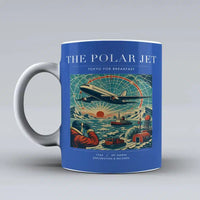 Thumbnail for VINTAGE G4119 - The Polar Jet - Ceramic Mug design on blue