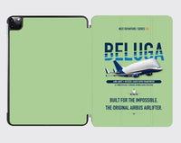 Thumbnail for Airbus A300-600ST BelugaST design on light green ipad tablet case