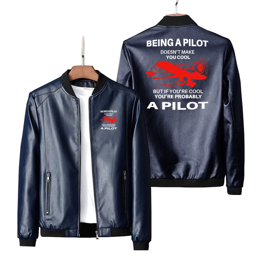 If You're Cool You're Probably Leather Jacket - view 4
