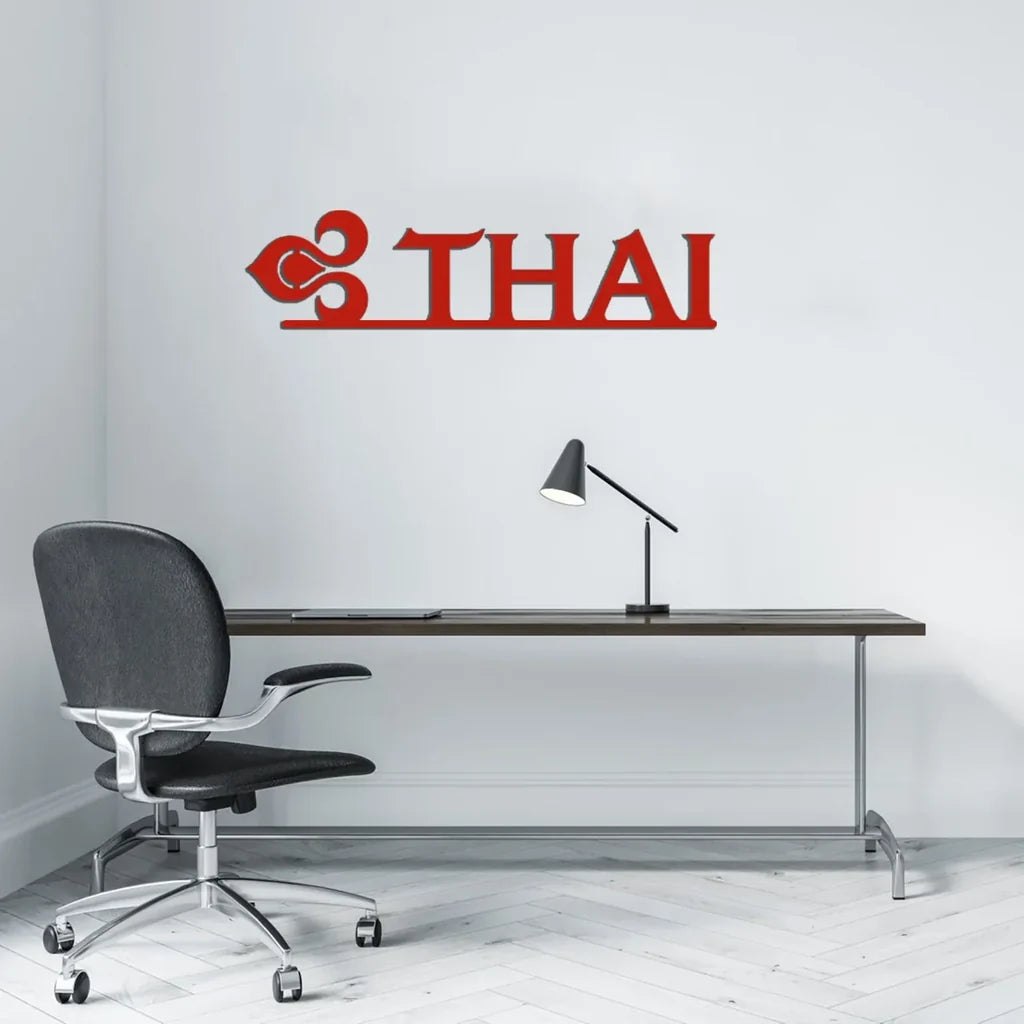 Customisable Thai Airways Metal Sign - view 4